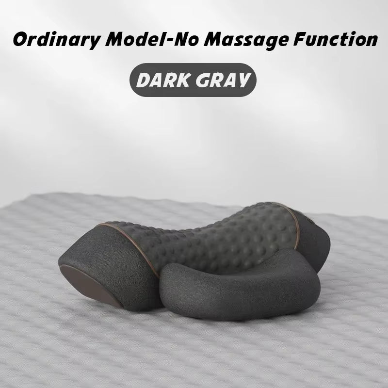Electric Massager Cervical Pillow Hot Compress Vibration Massage Neck Traction Relax Sleeping Pillow Spine Support Normal
