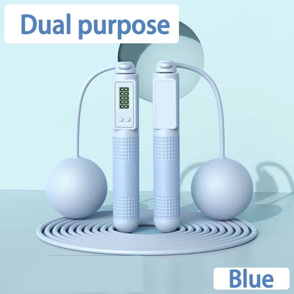 Jump Rope with Counter, Adjustable Skipping Rope with Calorie Counter, Smart Skipping Rope for Fitness Exercise and Weight Lose