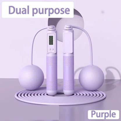 Jump Rope with Counter, Adjustable Skipping Rope with Calorie Counter, Smart Skipping Rope for Fitness Exercise and Weight Lose