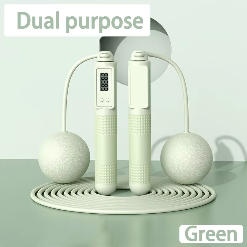 Jump Rope with Counter, Adjustable Skipping Rope with Calorie Counter, Smart Skipping Rope for Fitness Exercise and Weight Lose