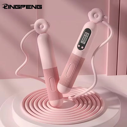 Jump Rope with Counter, Adjustable Skipping Rope with Calorie Counter, Smart Skipping Rope for Fitness Exercise and Weight Lose