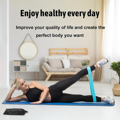 TPE 5 Levels Resistance Bands Exercise Fitness Rubber Fitness Mini Bands Pilates Sport Extender Workout Crossfit Equipment